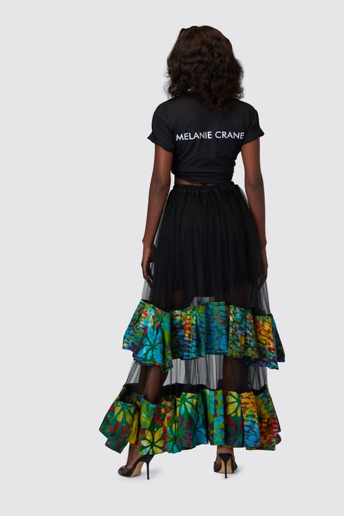 The Iris Skirt back view