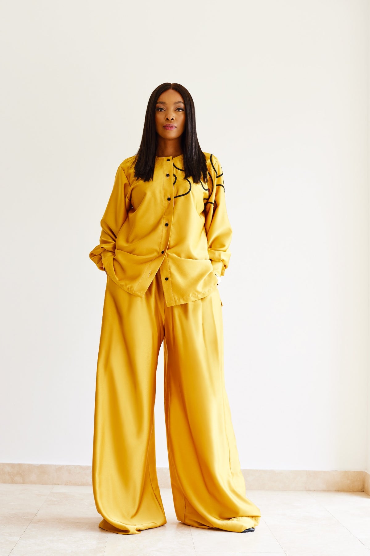 The Signature Squiggle Set in yellow